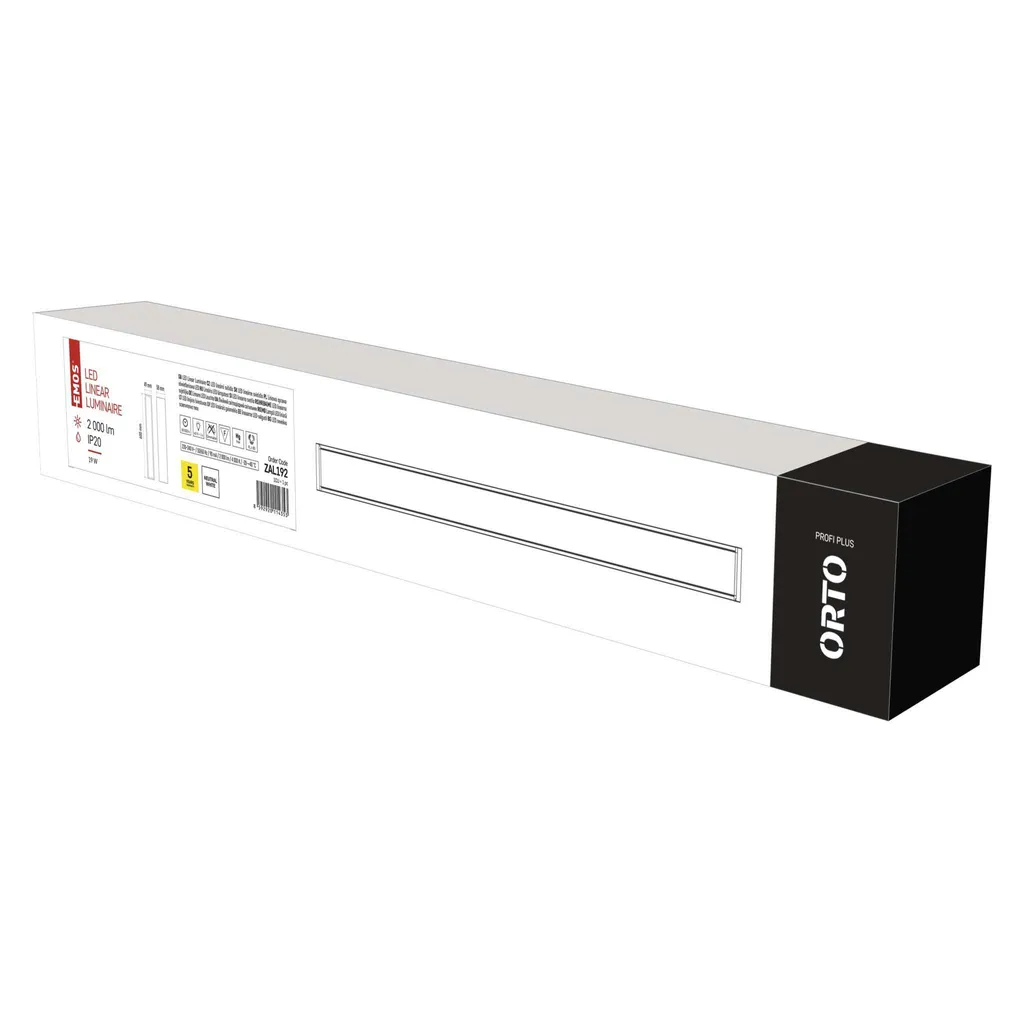 Réglette LED EMOS ZAL192 19W pour supprimer les zones d'ombre 4000K