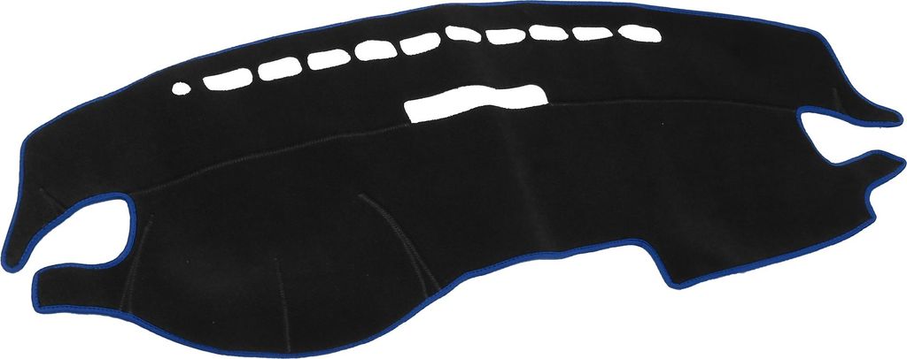 Armaturenbrett-Abdeckung - Auto-Mittelkonsole rutschfeste Armaturenbrett-Matte - für Suzuki Swift 2004-2010 - Polyester Schwarz Blau - 1 Stück