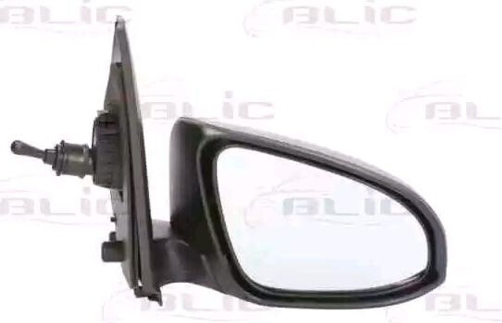 BLIC 5402-21-045362P Außenspiegel Seitenspiegel Rechts für TOYOTA AYGO (PAB4, KGB4) Unbeheizt Konvex Manuell