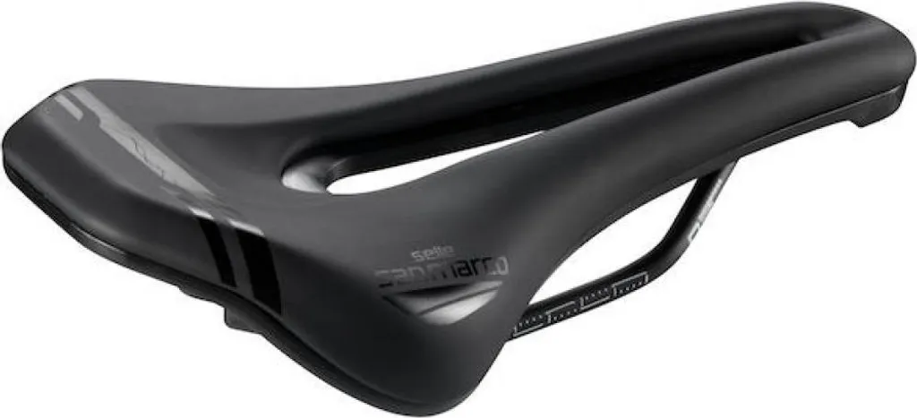 Selle San Marco Ground Dynamic Narrow - Rails Manganèse et Confort Gris