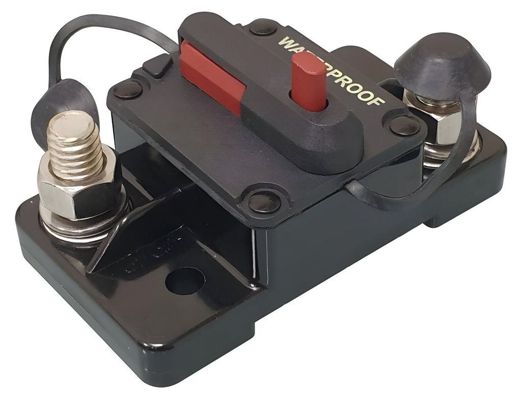 Thermoschalter 50 – 250A, max. 48V, Schutzschalter für Ankerwinde Bugschraube Gangway Boot Yacht Größe: 50 Ampere
