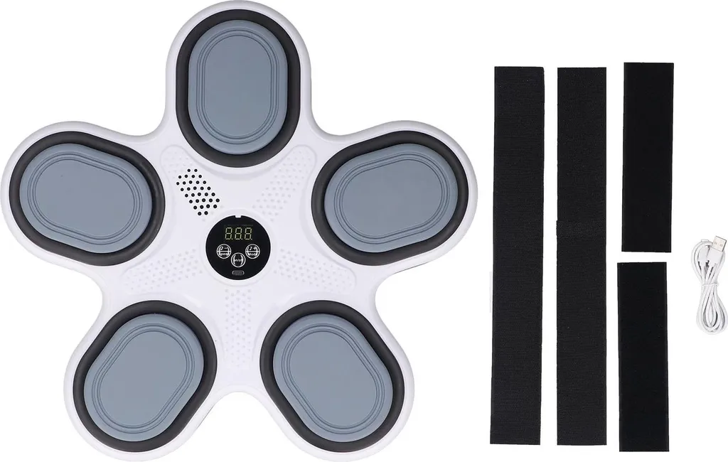 Machine Boxe Murale Anti-Stress - Cardio Intelligent et Ludique Blanc
