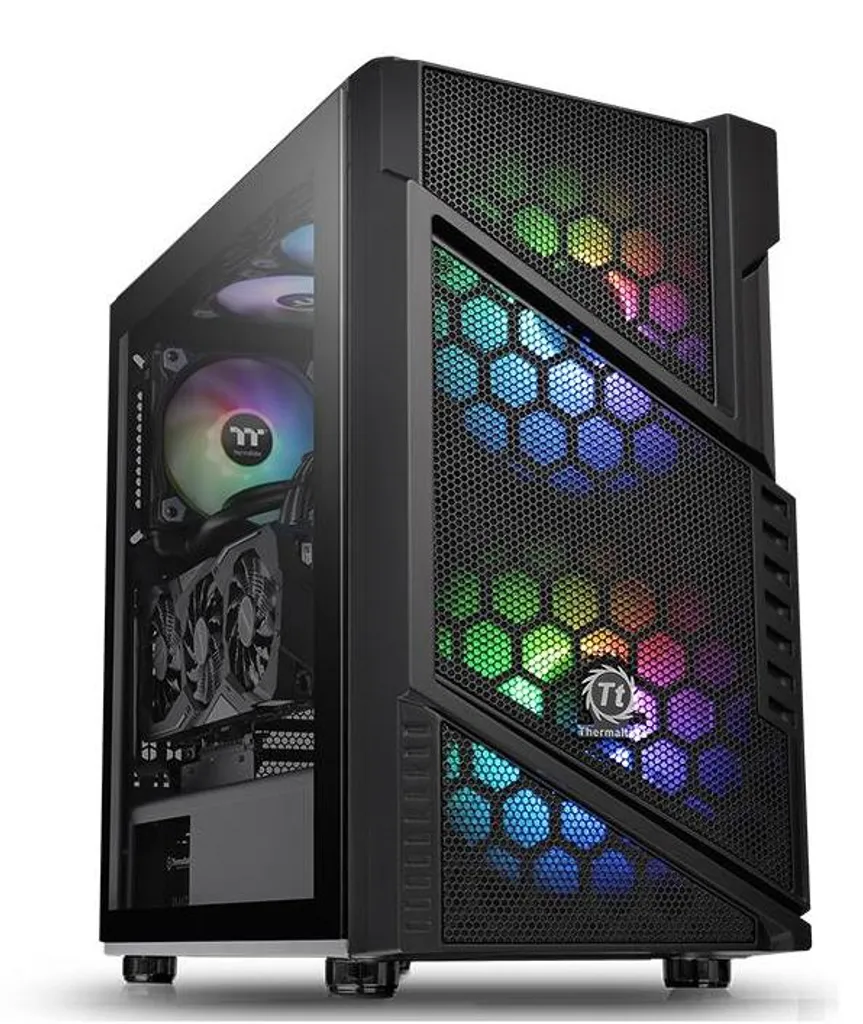 Boîtier PC Moyen Tour Thermaltake Commander C 31 Noir avec Vitre Verre