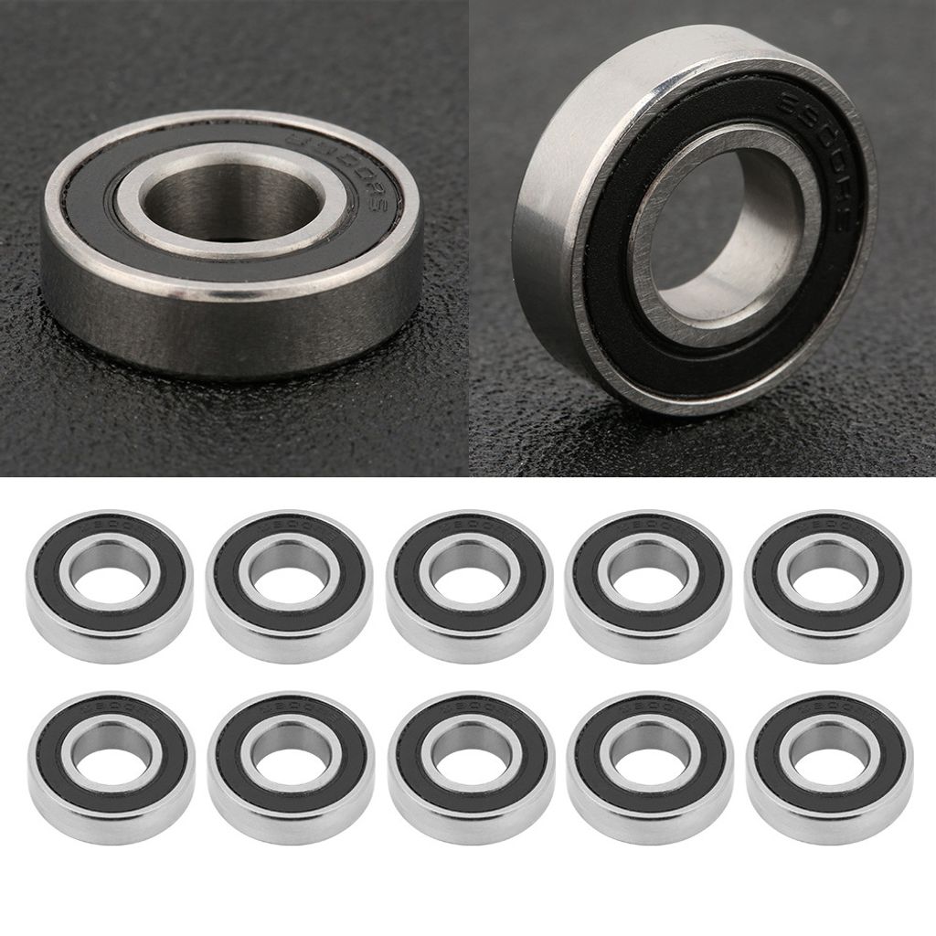 10 stücke 6900-2RS Gummi Versiegelt Rillenkugellager 10mm * Produktbild 