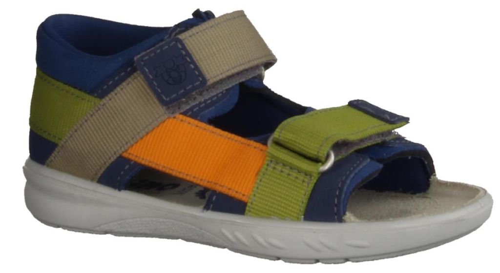 Ricosta Koen 503501002 Kindersandale, Synthetik, Pavone/Petrol, Jungs, Mittel - Kinderschuhe Lauflernschuhe Gr. 18 - 26, Blau