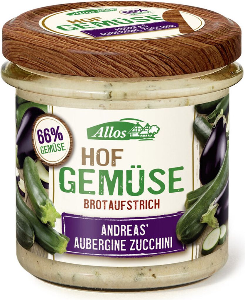 Allos - Hofgemüse Andreas Aubergine Zucchini - 135g