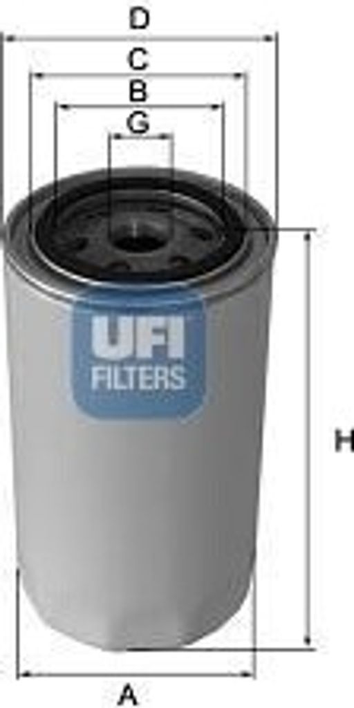 Ölfilter UFI 23.106.00 Filtereinsatz