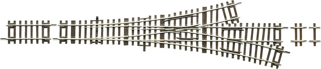 Roco 42454 Aiguillage triple DWW15 en maillechort haute fidélité