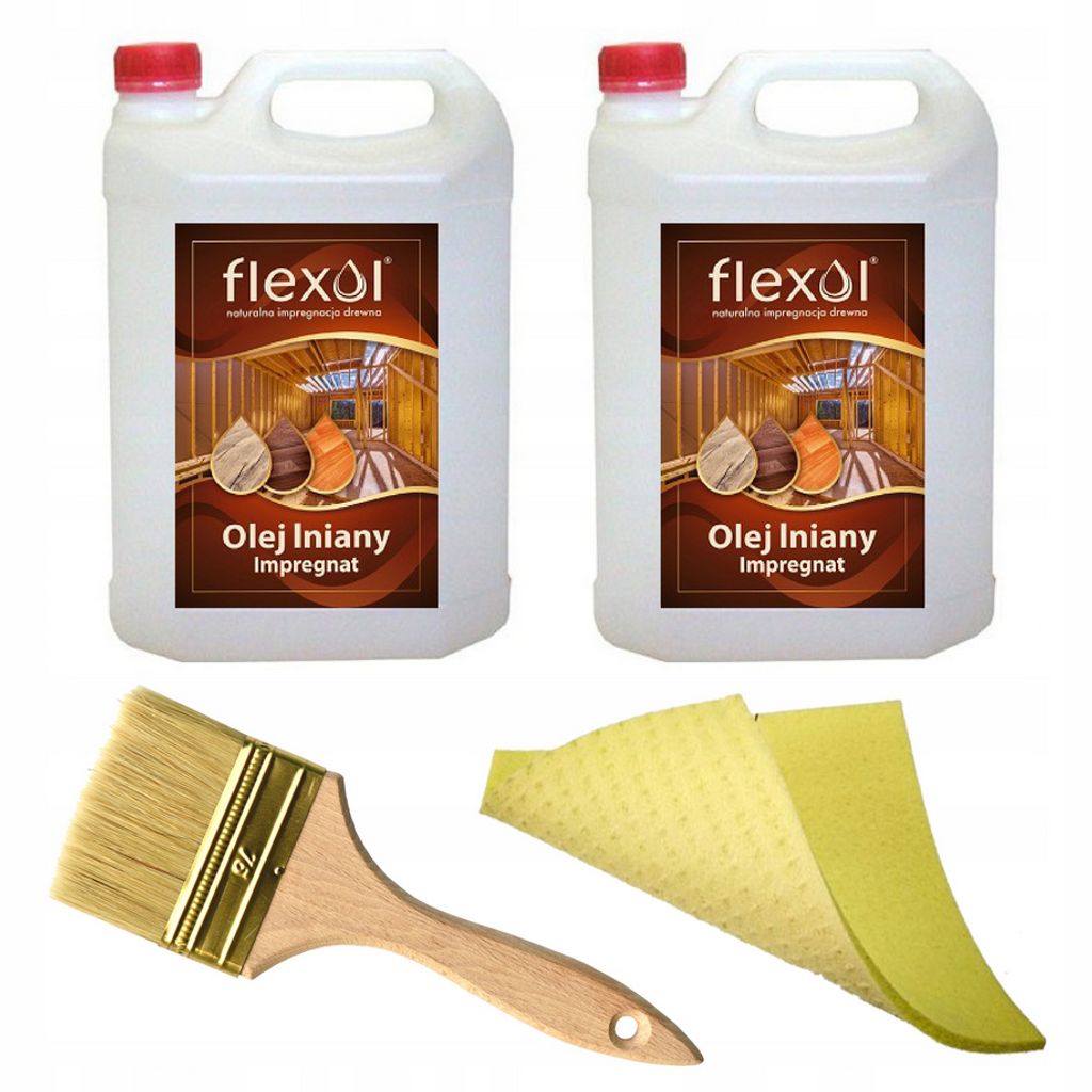 Ľanový olej na drevo 10l Flexol ochrana prírody Obrázok produktu 