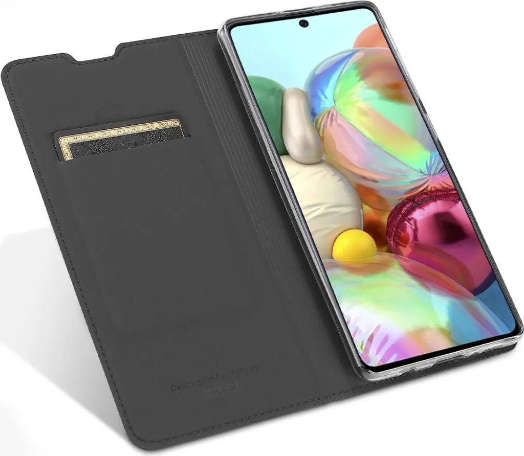 Housse de protection folio grise pour téléphone portable 6.7"
