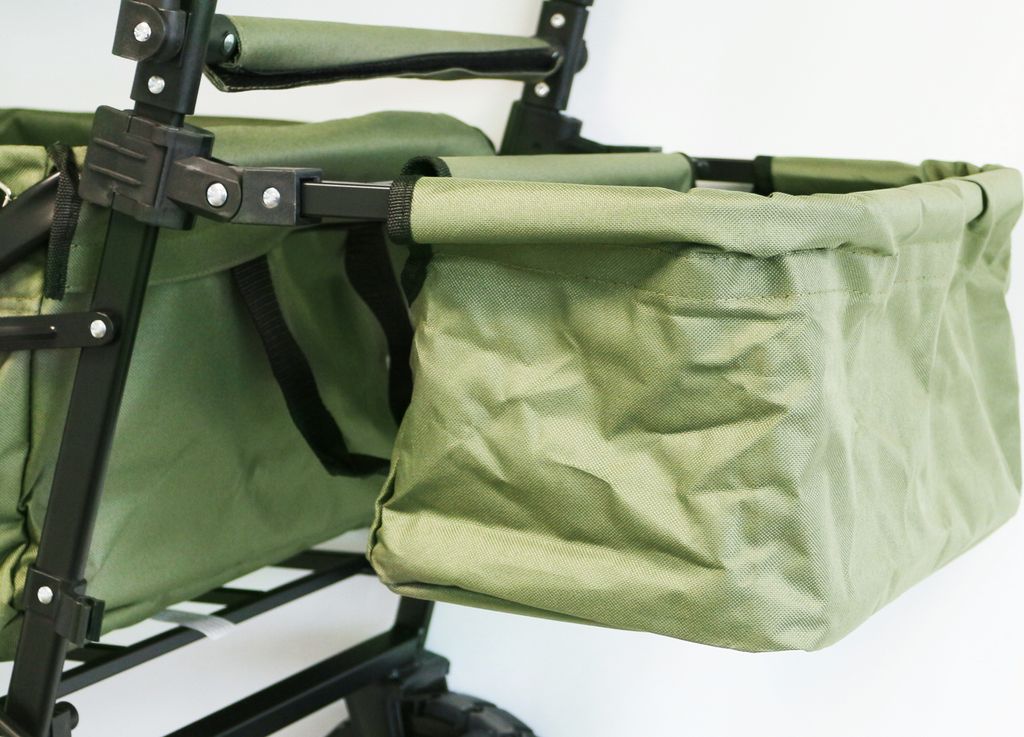 Panier pour charrette à bras, couleur olive Image du produit 