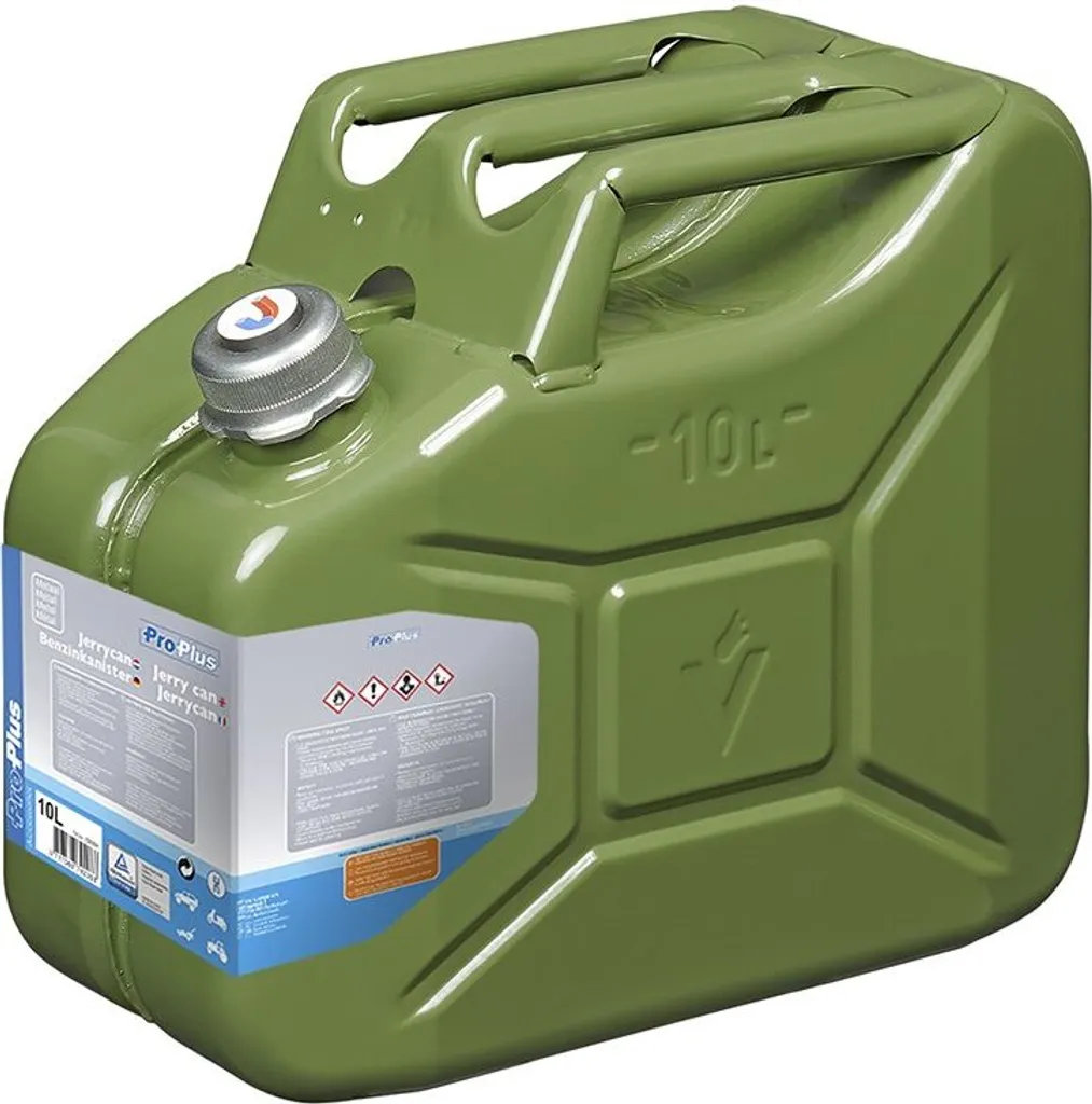 Tanica Metallo 10L Verde - Prezzo Shock - Tappo Magnetico Vite UN