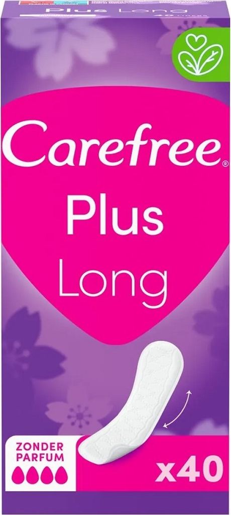 Carefree Plus Long Light Scent, wkładki higieniczne 40 szt. Zdjęcie produktu 