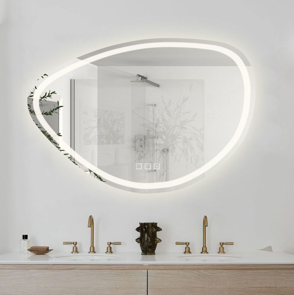 Specchio Led Rea 70X100cm Fog Immagine del prodotto 