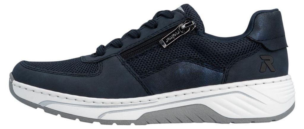 Rieker  Damenschuhe Schnürschuhe Sportive Blau Freizeit Produktbild 