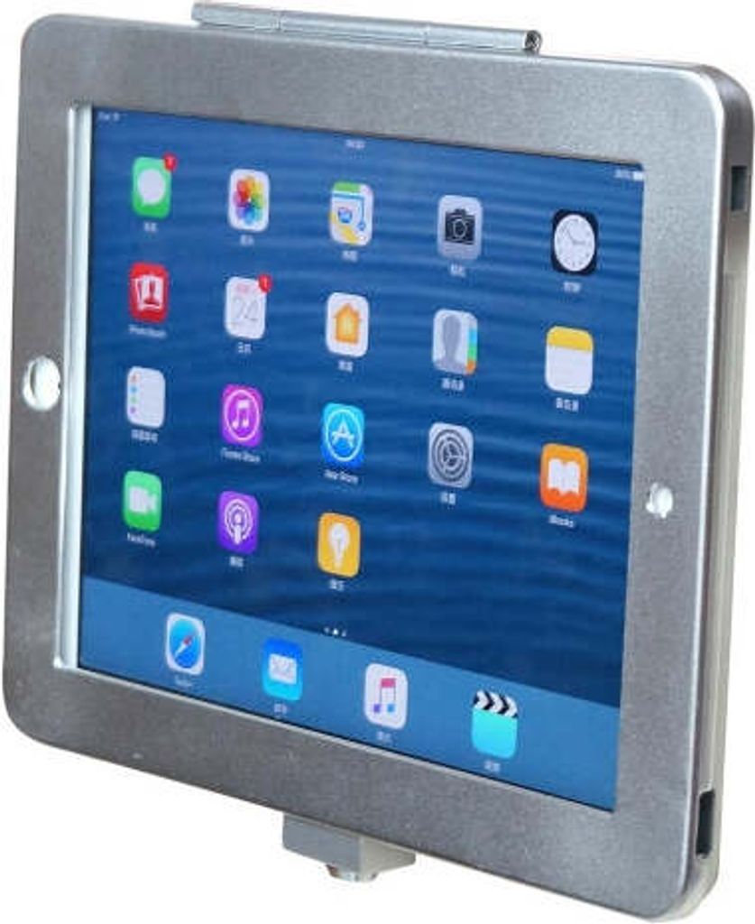SYSTEM-S Abschließbare Wandhalterung für iPad Pro 10.5" (2017) iPad Air 3 (2019) A2152 A2123, A2153, A2154, A1701, A1709