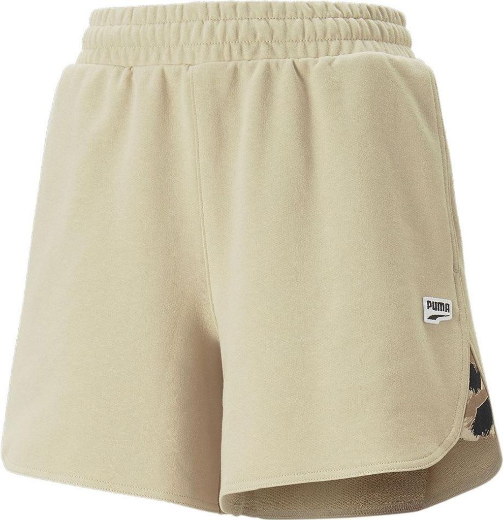 Puma Select Downtown High Kurze Hose Beige M Damen Beige M