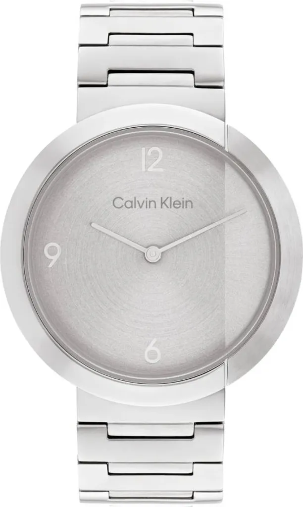 Montre Calvin Klein 25200289 en Acier Inox - Cadran Argenté et Design Fin