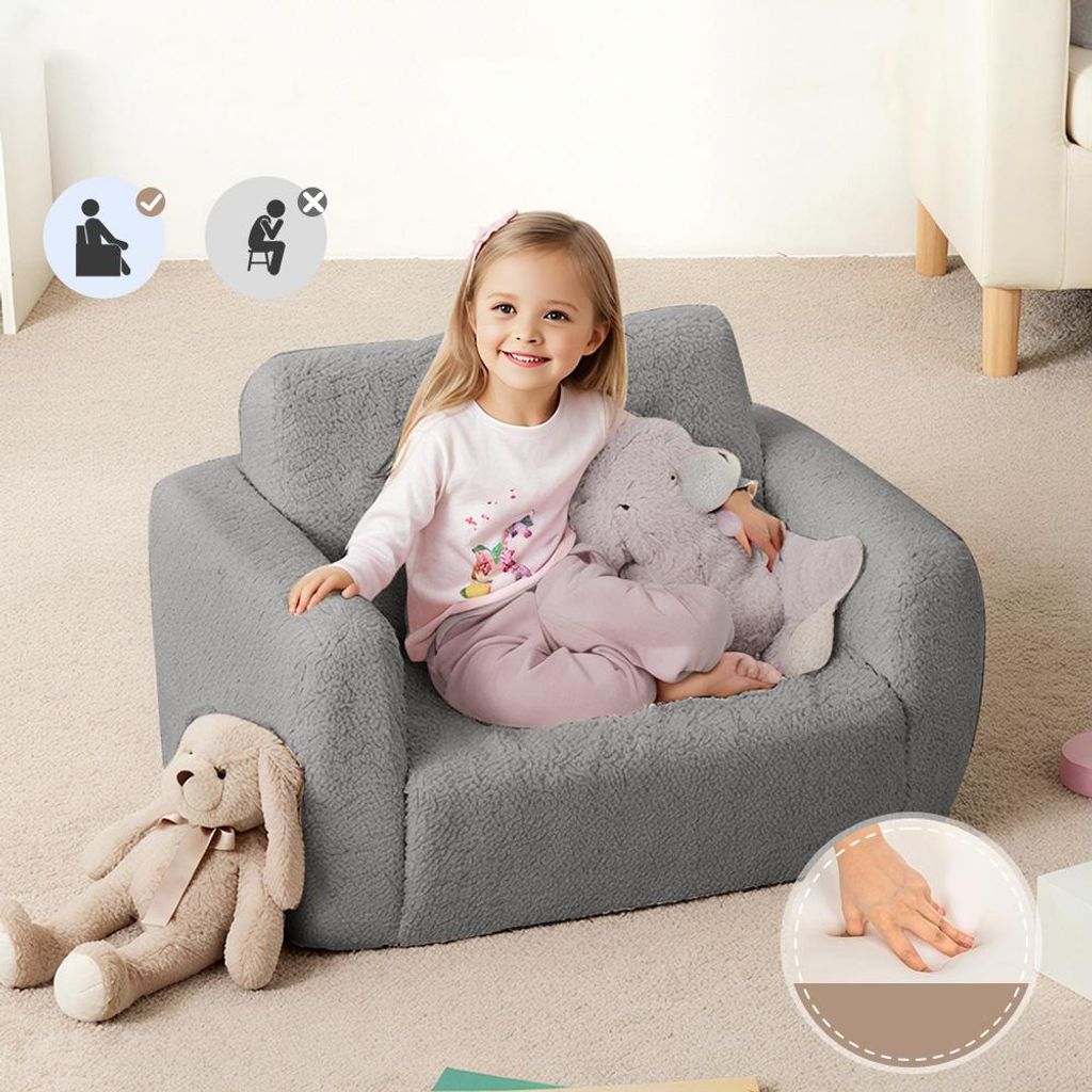 CAVEEN Sofa dziecięca 2 w 1, rozkładana sofa dziecięca, Zdjęcie produktu 