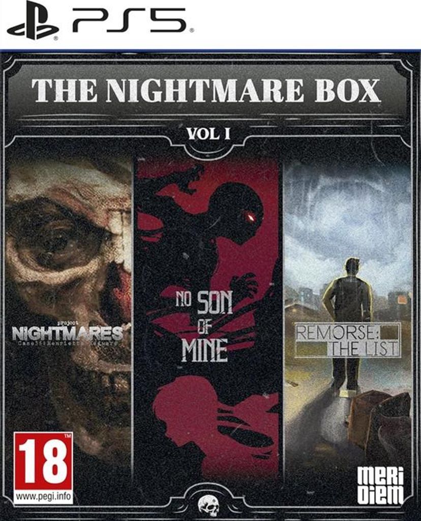 Playstation Games Ps5 The Nightmare Box Vol 1 Durchsichtig Produktbild 