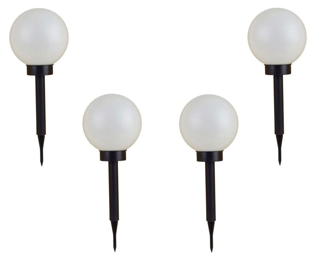 4er Set LED Solar Kugelleuchte 3 in 1 Kugellampe Produktbild 