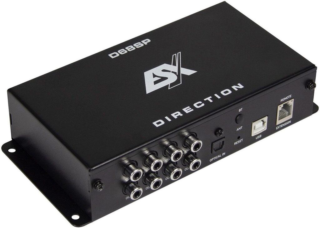 ESX D68SP, Schwarz, 32 Bit, 106 dB, RCA, 7.5 - 17 V, 185 mm