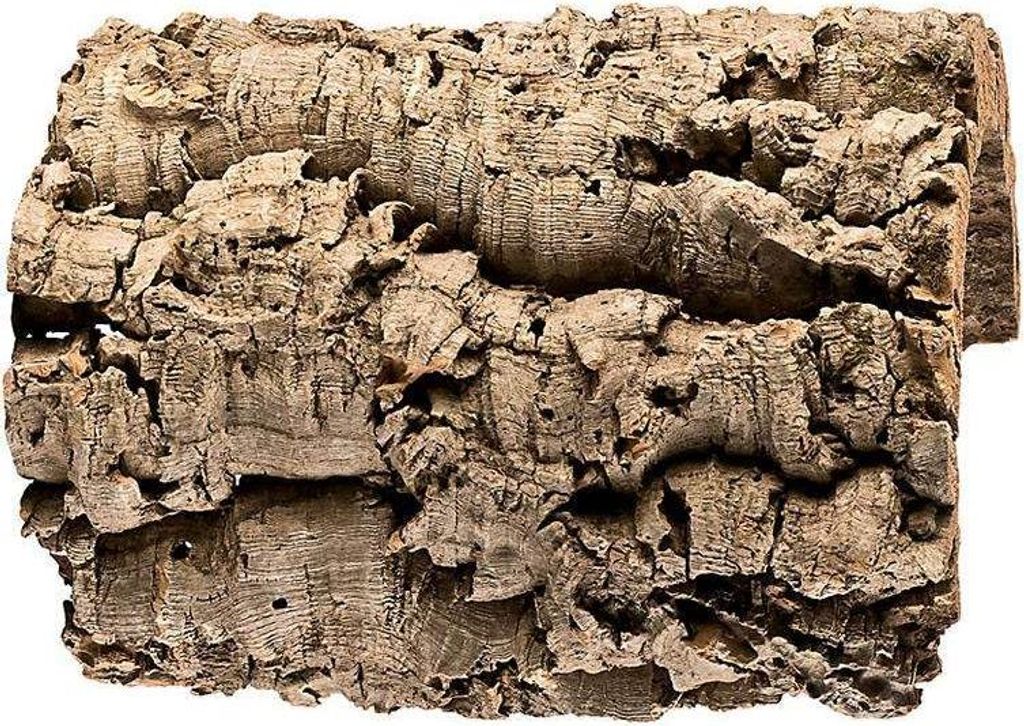 Deko Korkrinde Halb-Rund 30 cm - Nager Reptil Vivarium - Kork Holz Eichenrinde Dekoration Interieur Haustier Lebensräume Terrarien