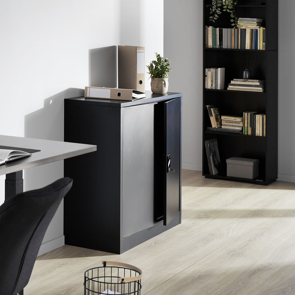 Kovová archivačná skriňa na spisy 3 priehradky 90x40x90 cm Obrázok produktu 8