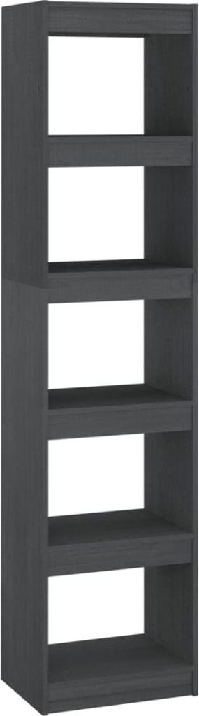 vidaXL Bücherregal/Raumteiler Grau 40x30x167,5 cm Produktbild 
