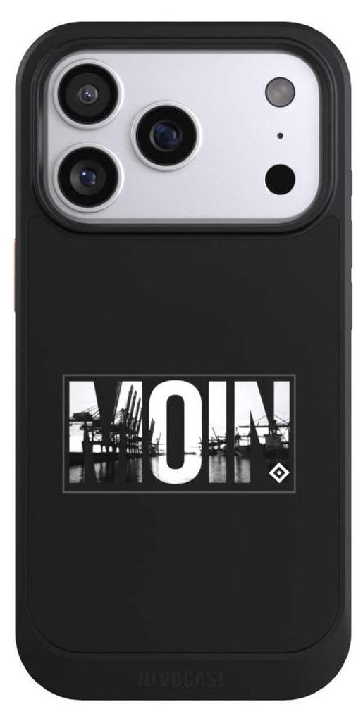 NIVOCASE Hülle für Apple iPhone 17 Pro Handyhülle NIVOcore Case Schwarz HSV Hamburger SV Offizielles Lizenzprodukt