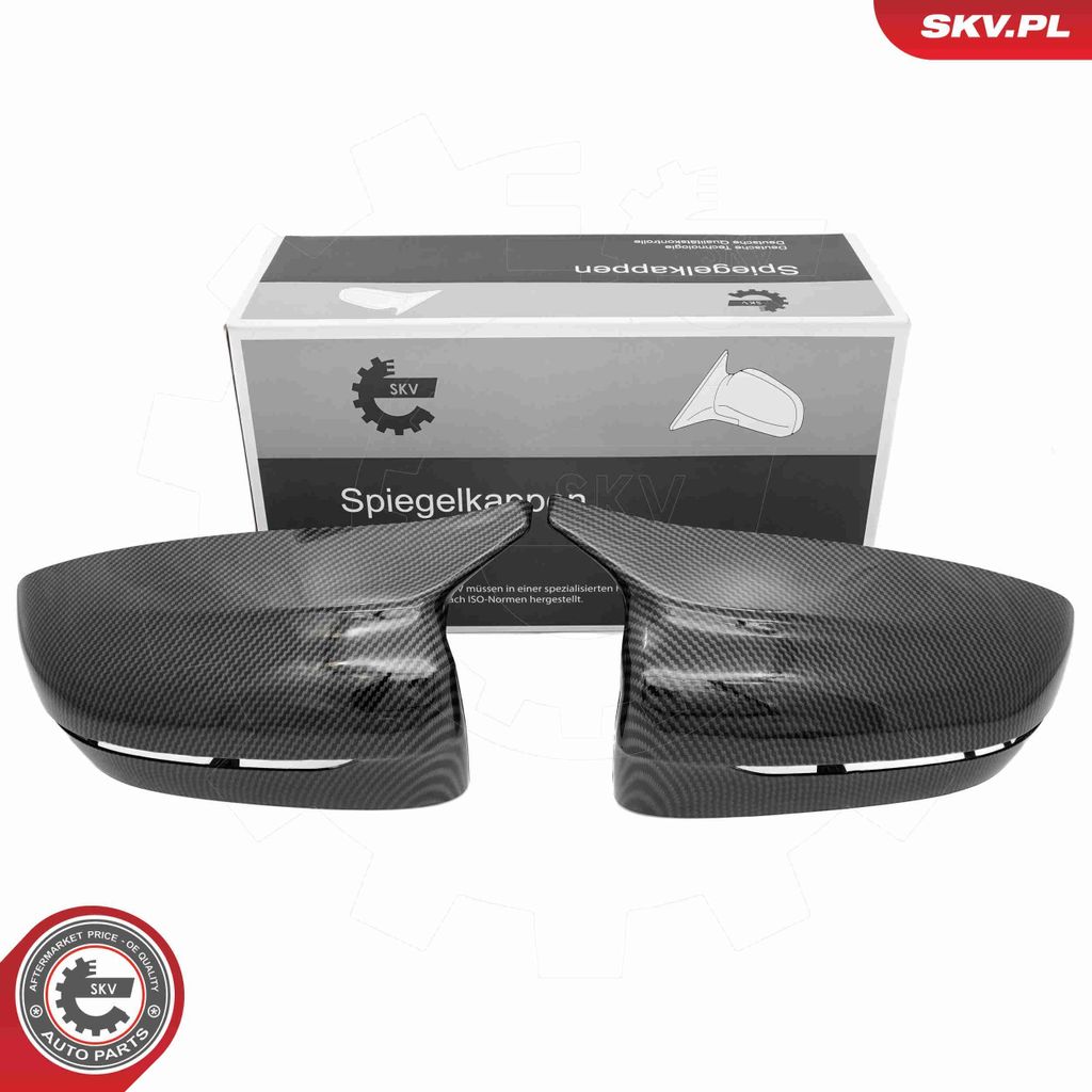 ESEN SKV 66SKV910 Außenspiegel Abdeckung Kappe Rechts Links für BMW 3 Touring (G21) Spiegelkappe