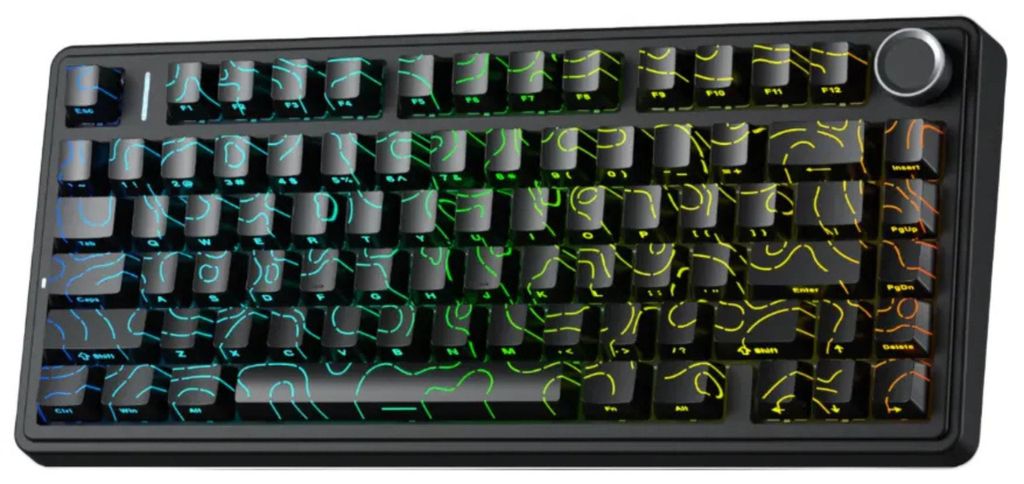 AULA F75 HE Black Contour Magnetische Gaming Toetsenbord Productafbeelding 