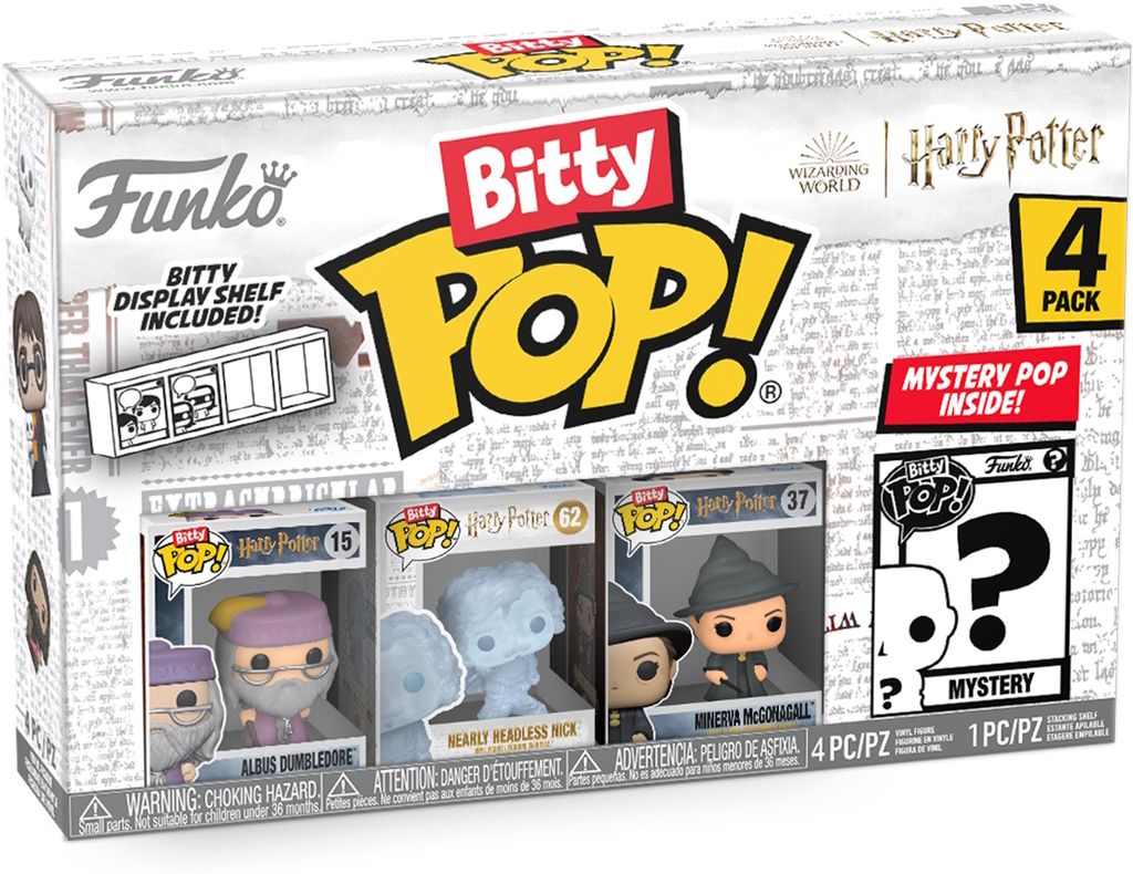 Harry Potter Dubledore Minerva McGonagall Nick 4er Pack - Bitty Pop! Funko