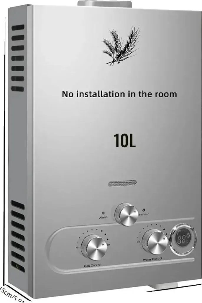 Chauffe-eau portable camping GPL 10L 20kW - Eau chaude pour van et jardin