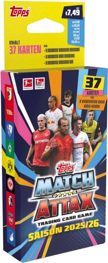 Bundesliga Match Attax Trading Cards 2025/26 Eco Pack Produktbild 
