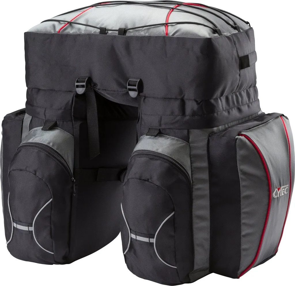 Sacoche vélo voyage CYTEC Travel 3 compartiments pour randonnée L