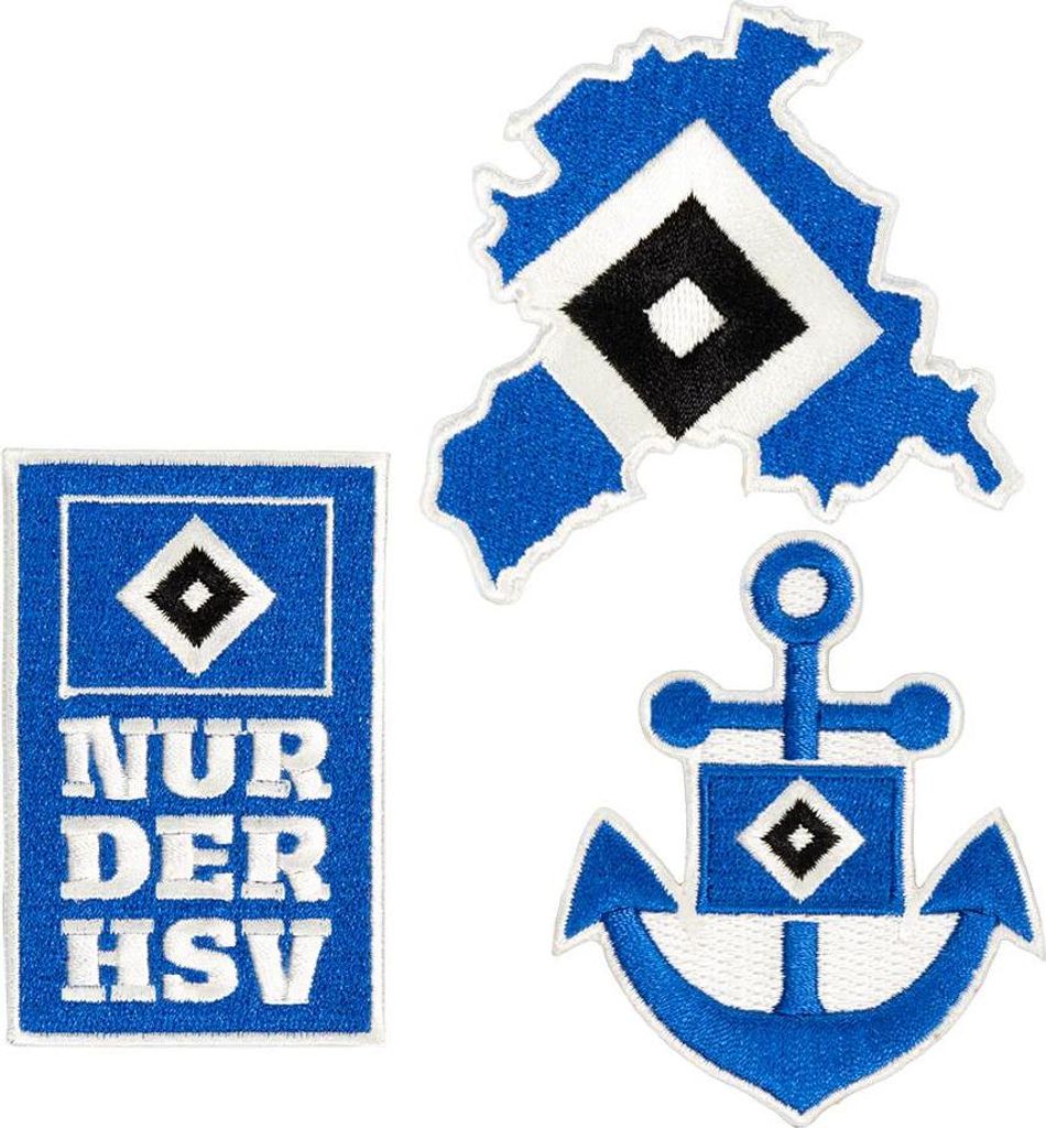 Hamburger SV HSV Aufnäher 3er Set Produktbild 
