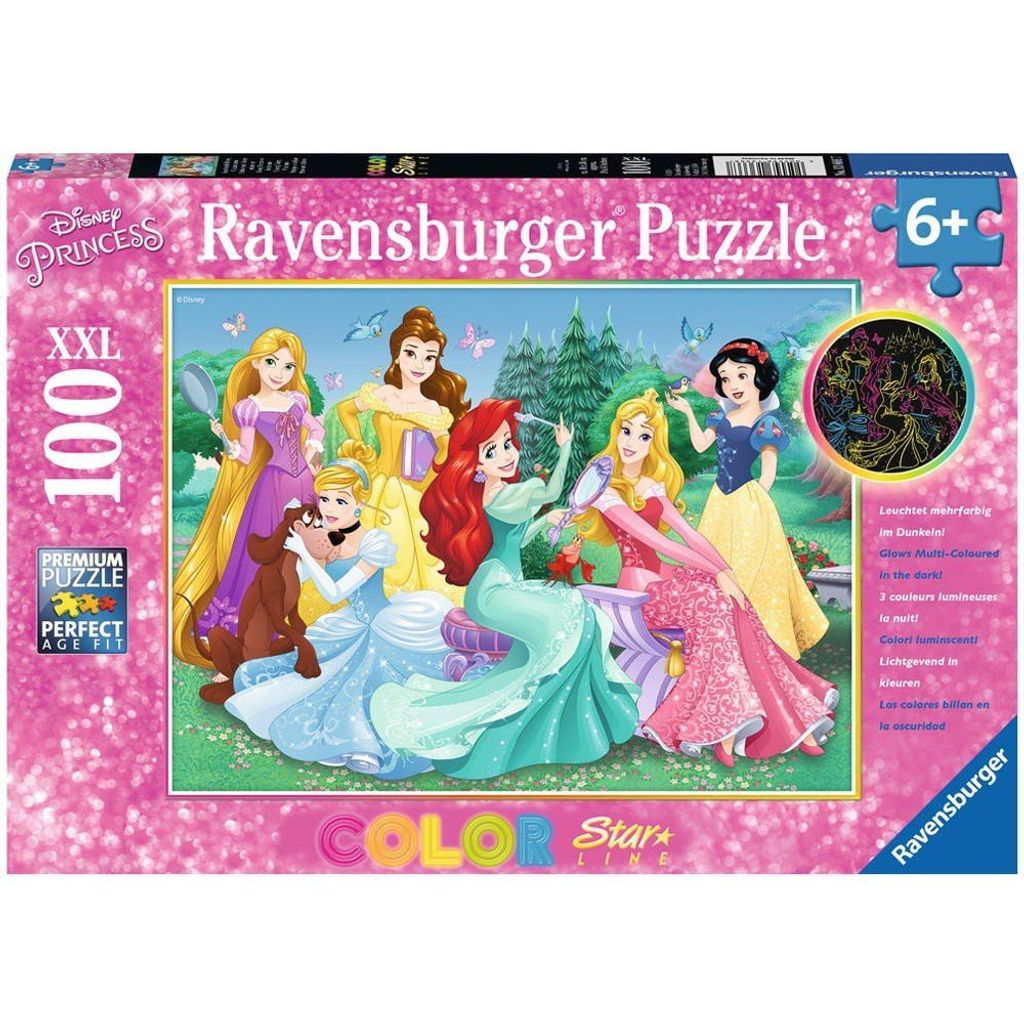 Ravensburger Puzzle XXL Disney - Leuchtende Prinzessinnen