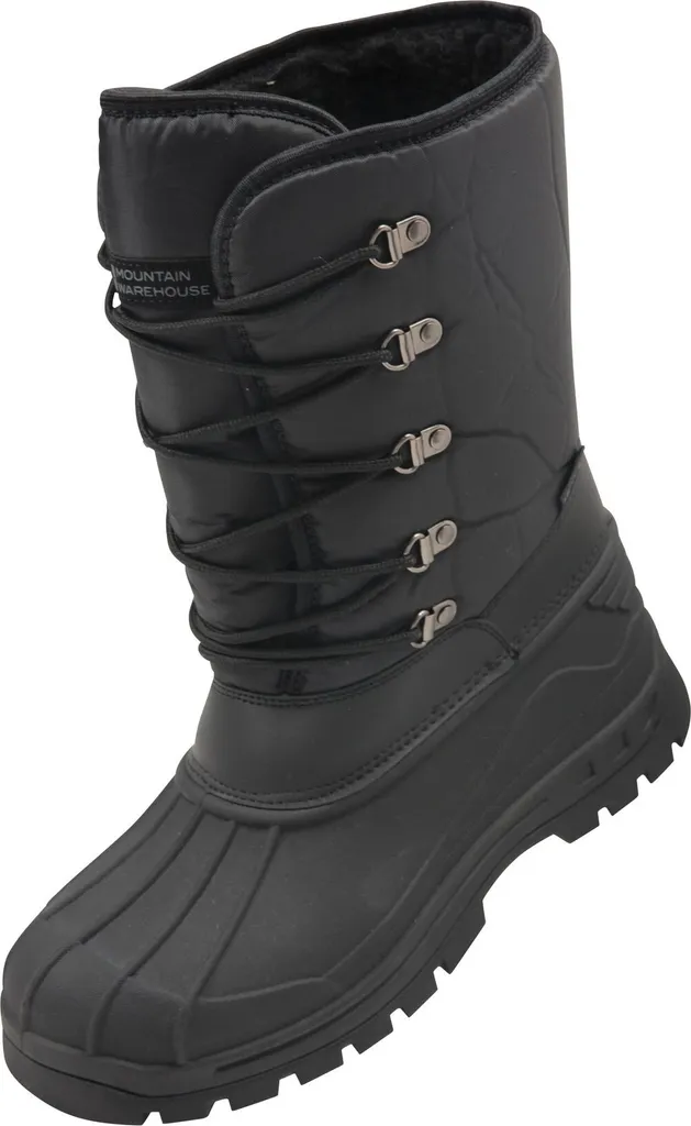 Bottes Neige Homme Imperméables Plough MW1658 Noir 41 Mountain Warehouse