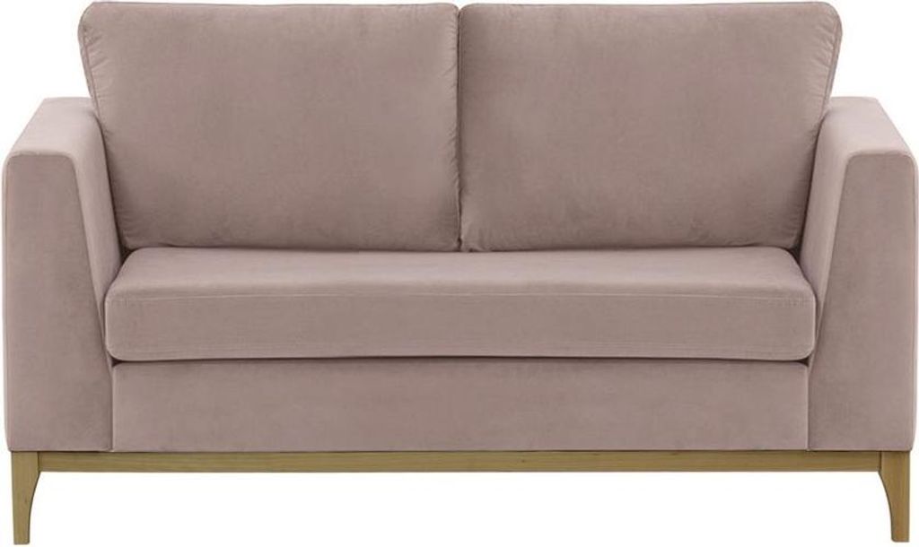 Zweisitzer-Sofa Gosena Wood-Velluto 14-wax black