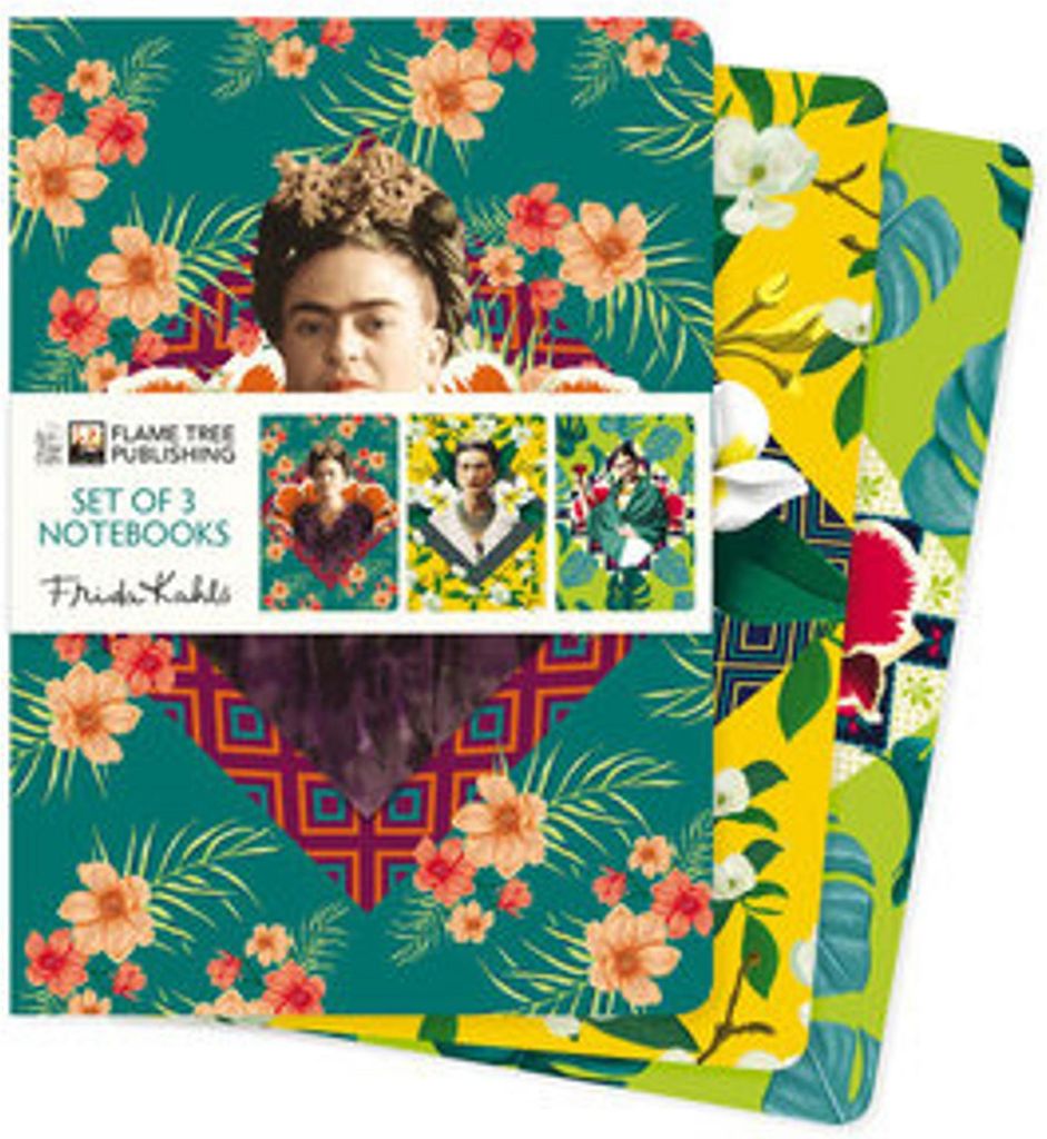 Dreier Set DIN-A5-Format-Notizbücher: Frida Kahlo