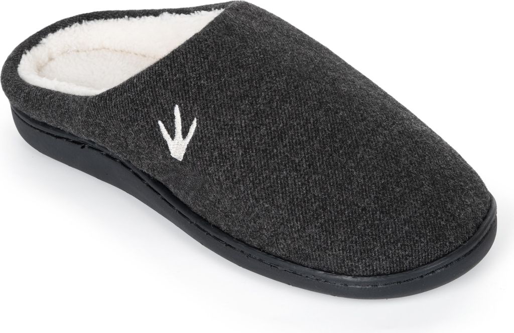 Hausschuhe HEYO Damen Herren Warme Pantoffeln rutschfeste Sohle Gefütterte Winter Pantoletten Memory Foam Schwarz 36/37