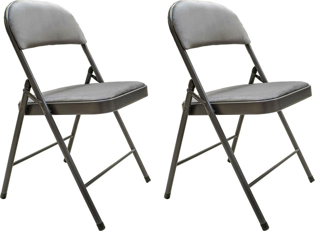 Klappstuhl Dima Velvet 2er-Set Produktbild 