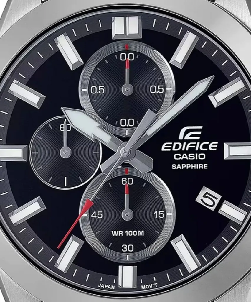 Cronografo Casio EFB-710D-7AVUEF Argento: Stile Urban e Zaffiro - 9