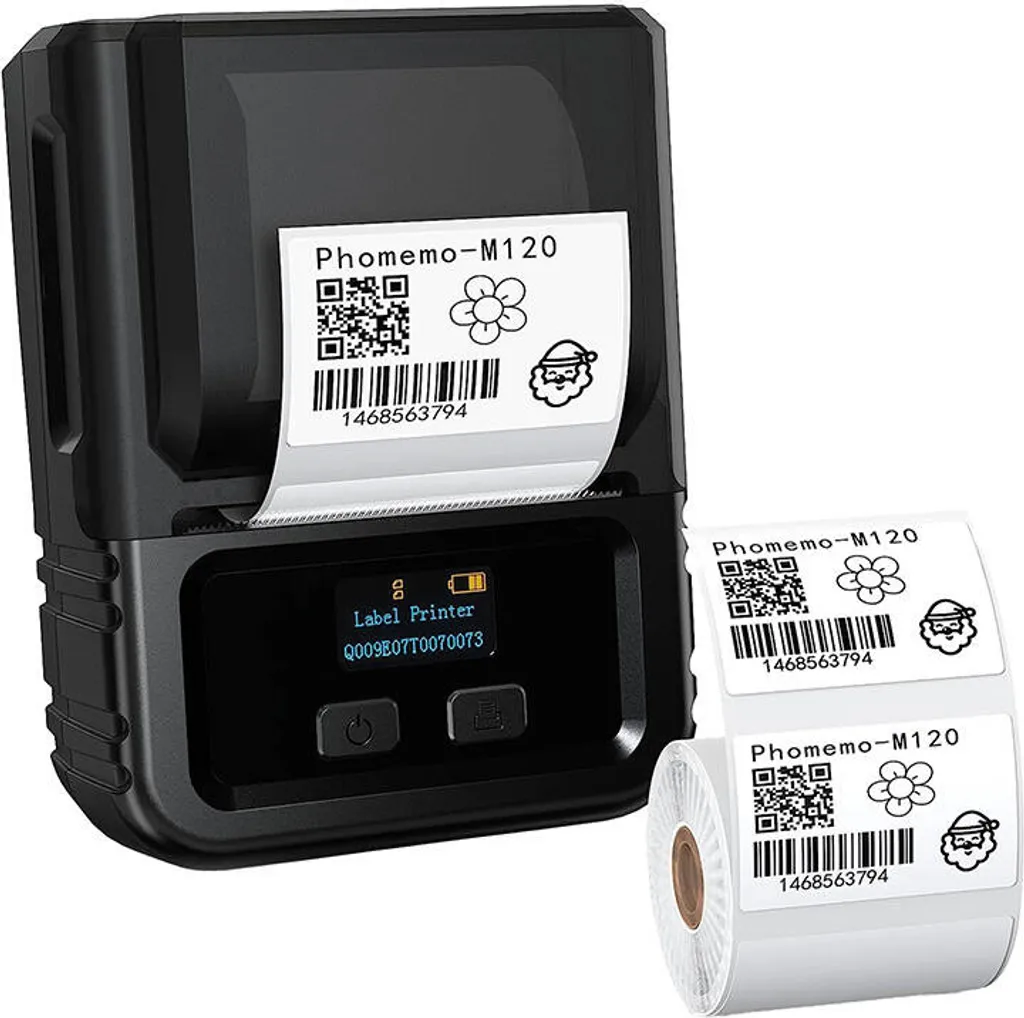 Phomemo M120 Stampante Barcode e QR | Soluzione Termica per Logistica