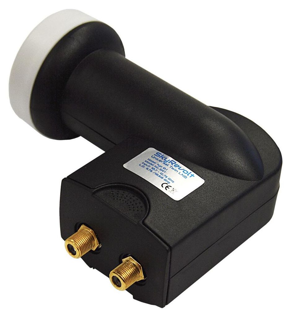 SkyRevolt Twin LNB SRT Sat für 2 Teilnehmer DVB-S2 UHD 4K Produktbild 