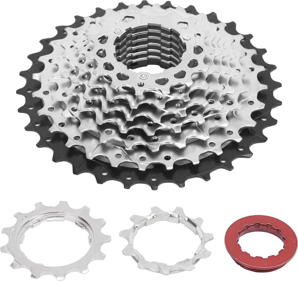 Wake Cassette 9 Vitesses 11-32T pour VTT et Vélo de Route en Acier