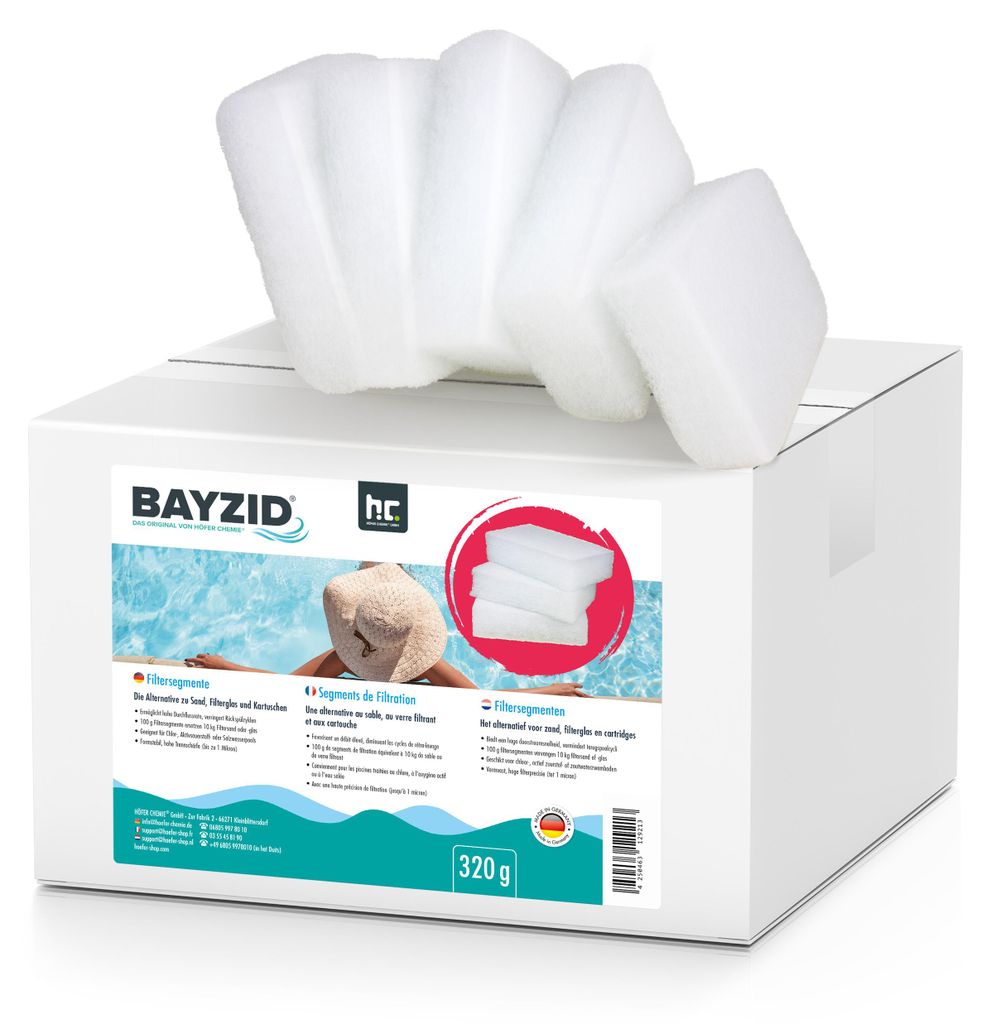 320 g BAYZID® Pool Filtersegmente Produktbild 