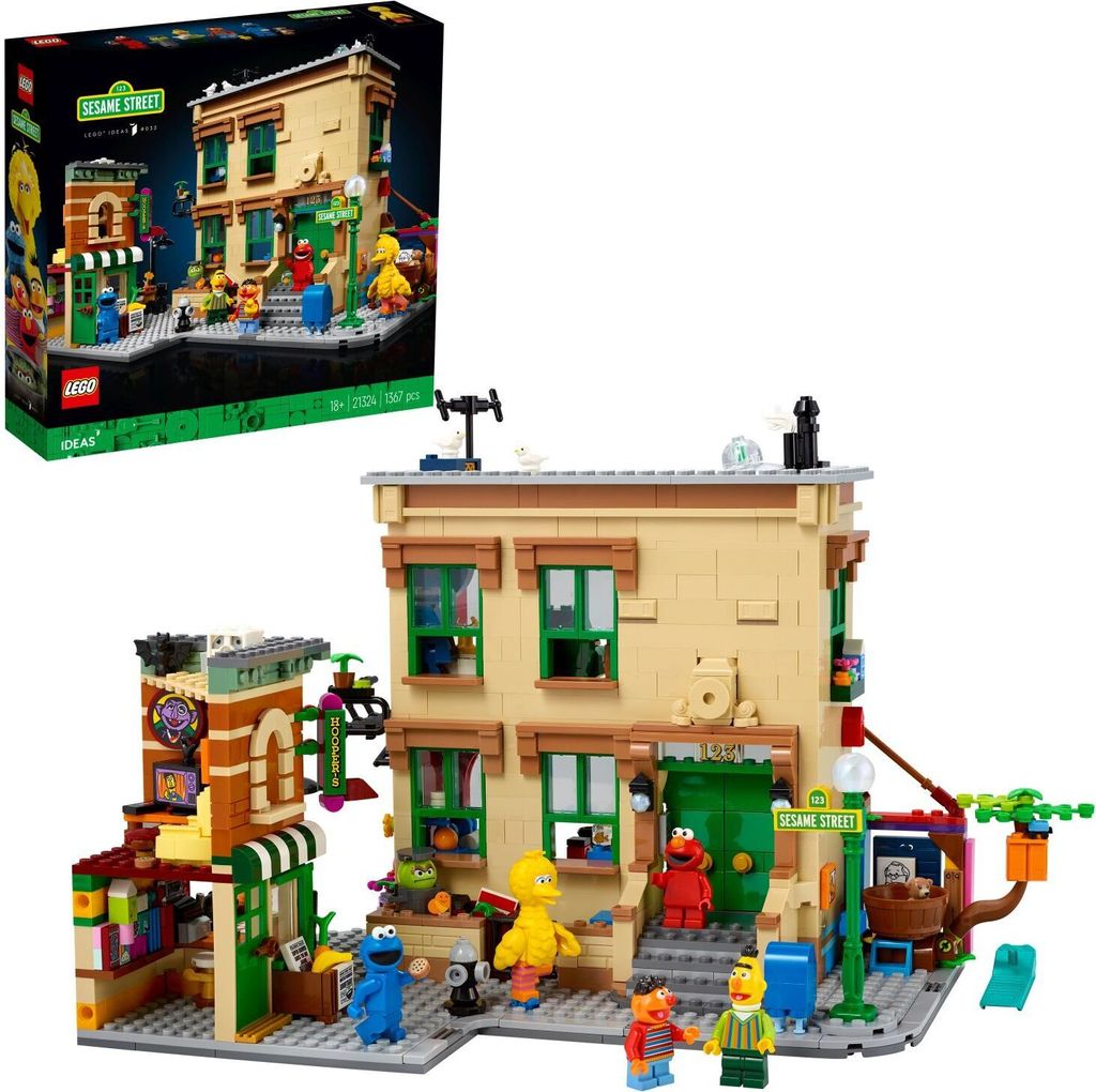 LEGO® Ideas 21324 123 Ulica Sezamkowa Zdjęcie produktu 