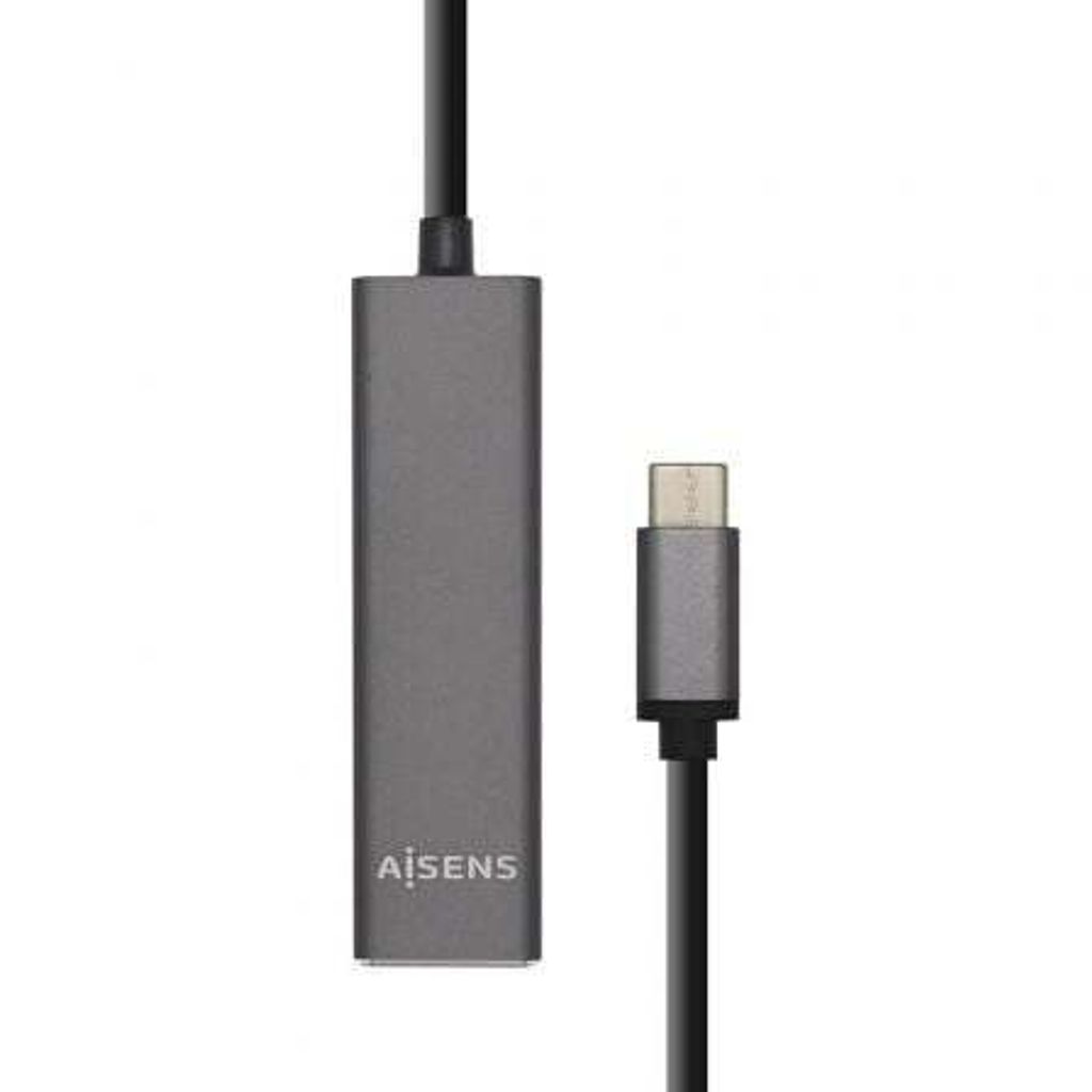 Hub USB Aisens A109-0403 Grau Antracita